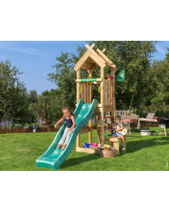 Jungle Totem | Spielturm aus Holz mit Rutsche & Picknicktisch