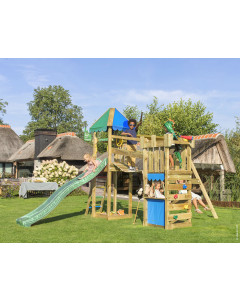 Jungle Explorer | Spielturm aus Holz mit Doppelschaukel