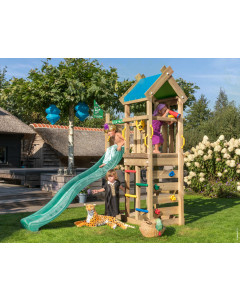 Jungle Nomad | Spielturm aus Holz mit Rutsche