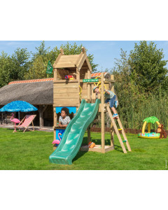 Jungle Resort | Stelzenhaus mit Rutsche & Marktstand