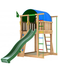Jungle Villa 2.0 Pine Dark green
