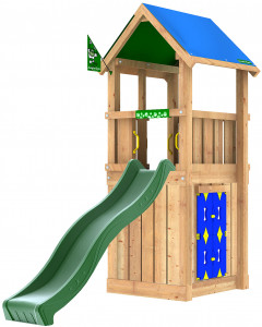 Castle 2.0 Playhouse Pine Dark green