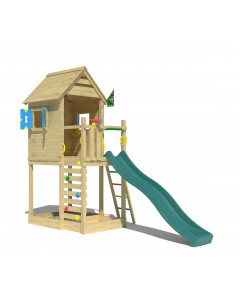 Jungle Oasis | Stelzenhaus mit Rutsche