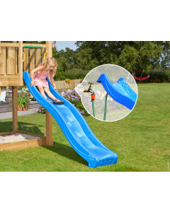 Rutsche mit Wasserschlauchanschluss • Wavy Star XL Blau