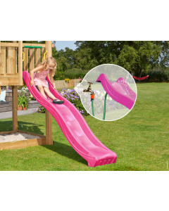 Rutsche mit Wasserschlauchanschluss • Wavy Star XL Fuchsiafarbener