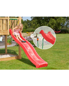 Rutsche mit Wasserschlauchanschluss • Wavy Star XL Rot