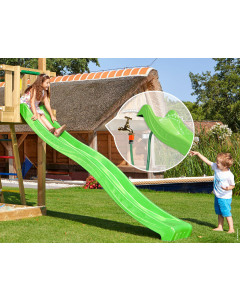 Rutsche mit Wasserschlauchanschluss • Wavy Star XXL Grün