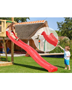 Rutsche mit Wasserschlauchanschluss • Wavy Star XXL Rot