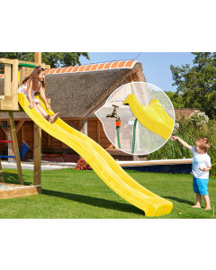 Rutsche mit Wasserschlauchanschluss • Wavy Star XXL Gelb