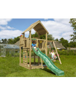 Jungle Palace | Spielturm aus Holz mit Schaukel