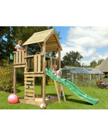 Jungle Palace | Spielturm aus Holz mit Rutsche