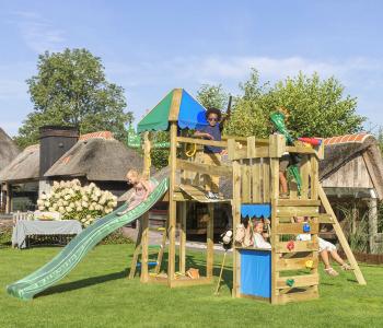 Jungle Explorer | Spielturm aus Holz mit Doppelschaukel