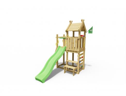 Jungle Teepee | Klettergerüst aus Holz mit Rutsche & Picknicktisch
