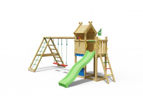 Jungle Resort | Spielhäuse mit Schaukeln & Kletternetz
