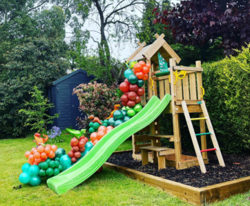 Jungle Gym Spieltürme mit Rutsche