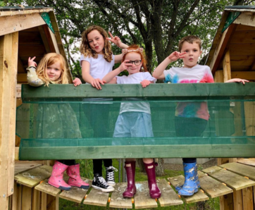 Jungle Gym Kinderschaukel Holz