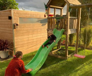 Jungle Gym Spieltürme mit Rutsche